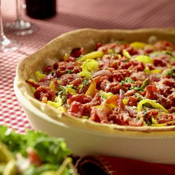 Big Green Egg Deep Dish Pizza & Baking Stone